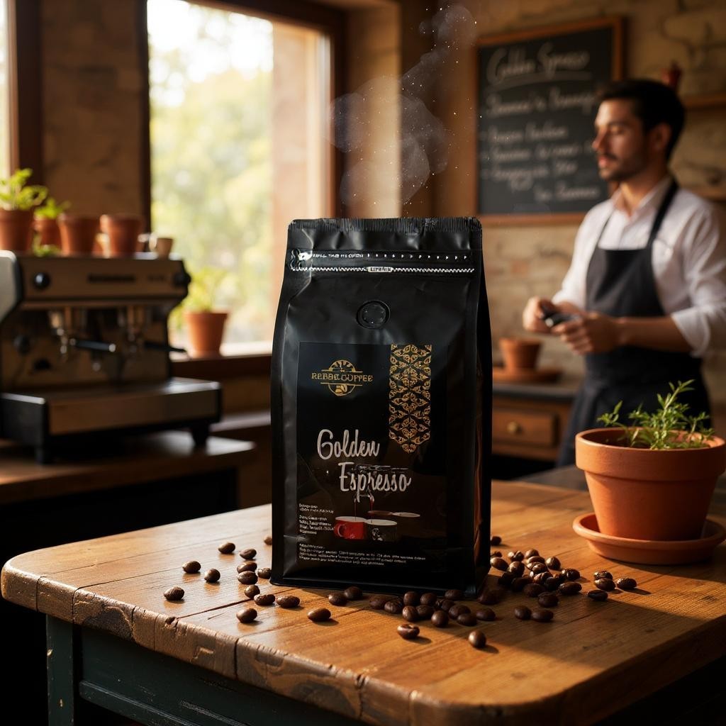 KOPI GAYO ACEH ARABIKA PEABERRY GOLDEN ESPRESSO 500G Kopi Bubuk