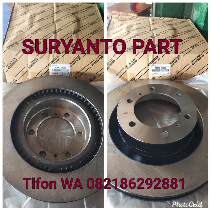 DISC BRAKE PIRINGAN CAKRAM DEPAN 2PCS TOYOTA FORTUNER VRZ/2016 UP(ORI) - KANR Harga 3,513,000 rupiah*Gratis Ongkir