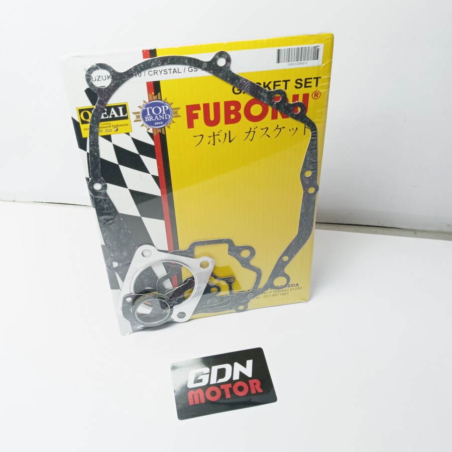 FULL SET RC 110 /CRYSTAL/ GS 110 FUBORU GASKET SET Harga 25,000 rupiah*Gratis Ongkir