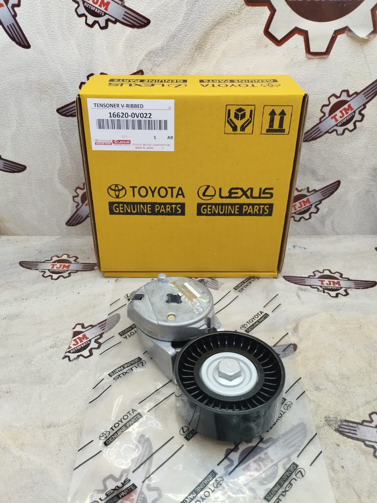 Tensioner fan belt vanbelt Toyota New Camry acv50 16620-0v022 Harga 750,000 rupiah*Gratis Ongkir