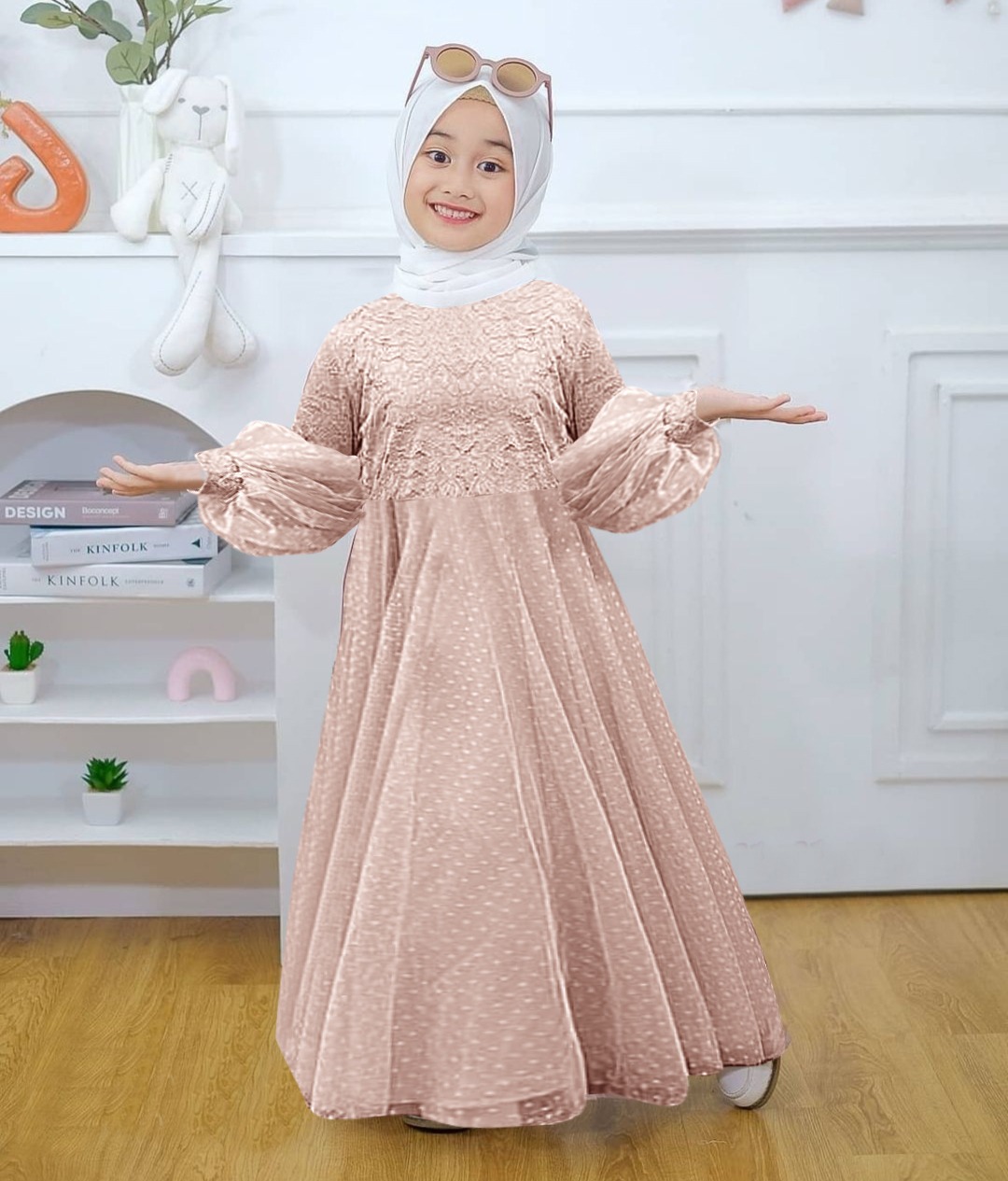 Model dress brokat outlet anak2