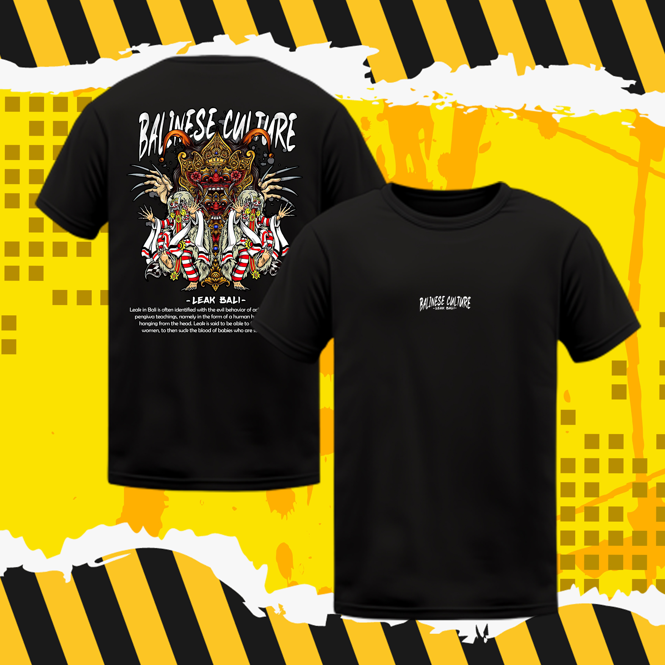 Tshirt Casual Kesenian Indonesia Prabu Celeng Srenggi Wasteland