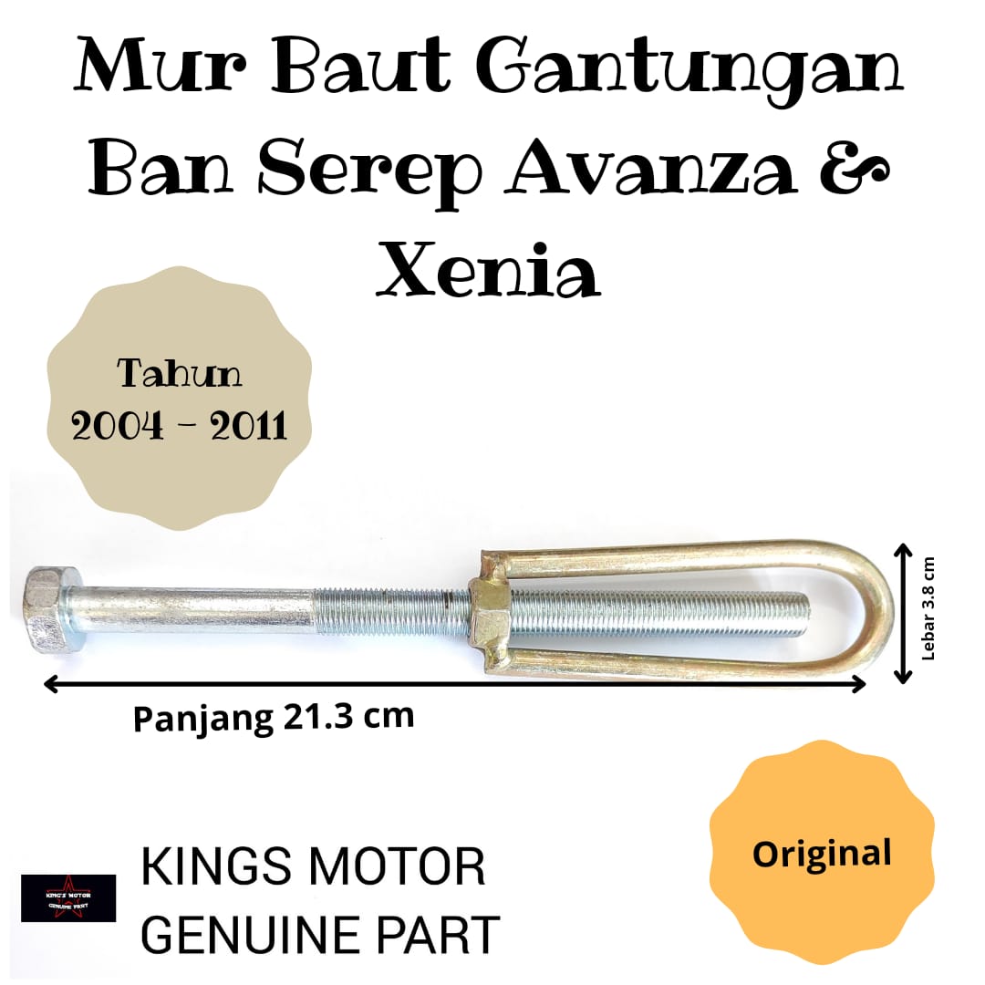 MUR BAUT GANTUNGAN BAN SEREP AVANZA & XENIA 2004-2011 Harga 24,900 rupiah*Gratis Ongkir