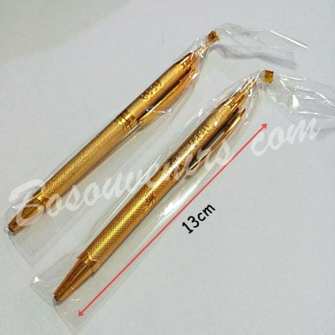 ISI 100 souvenir pernikahan pulpen emas SOUVENIR PERNIKAHAN HADIAH ULANG TAHUN SOUVENIR UNIK