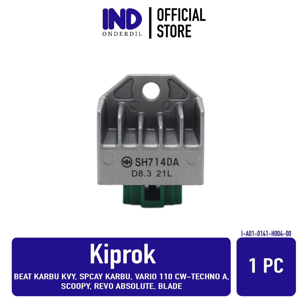 Kiprok Honda KVB Beat Karbu & Spacy Old & Vario 110 CW Tehno A & Scoopy Lama & Revo Absolute & Blade Lama Regulator Harga 29,190 rupiah*Gratis Ongkir