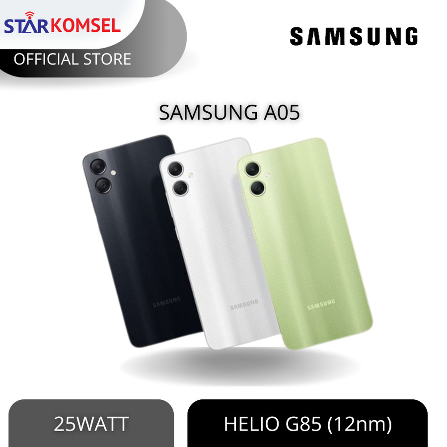 HP SAMSUNG A05 6/128 GARANSI RESMI SAMSUNG (GARANSI SOFTWARE GRATIS) Harga 1,899,000 rupiah*Gratis Ongkir