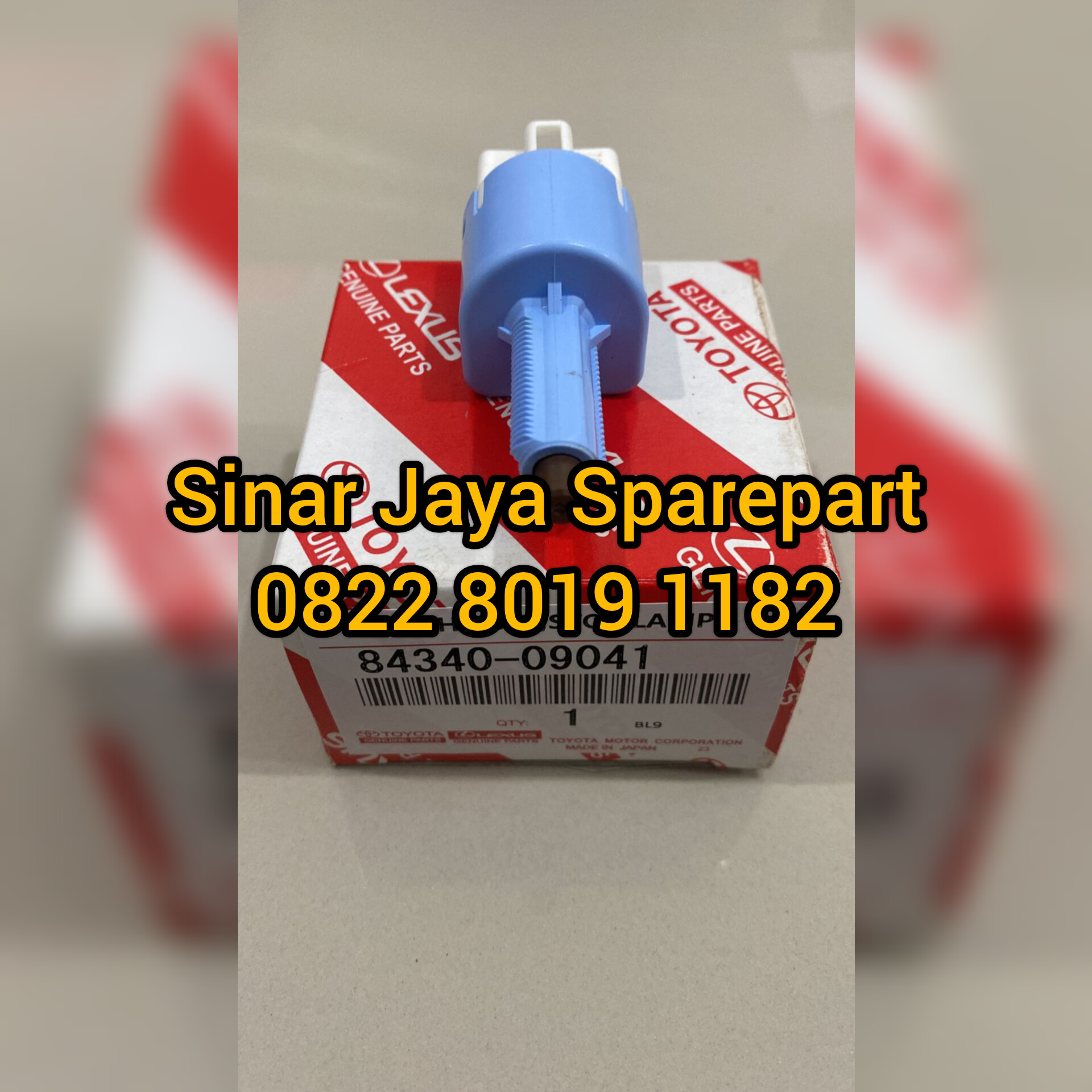 Switch Assy Stop Lamp Innova Diesel 2.5cc 2.4cc Innova Bensin 2.0cc 84340-09041 Harga  250,000 Ringgit*Penghantaran Percuma