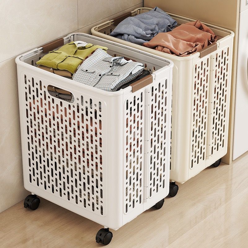 Ls Multi-Purpose Folding Laundry Basket for Dirty Clothes with Wheels Harga 41,000 rupiah*Gratis Ongkir
