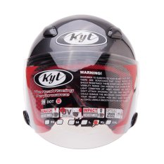 KYT Helm Motor DJ Maru Gun Metal size M
