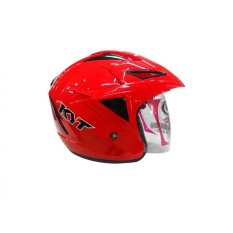 KYT - Scorpion King Half Face - Merah