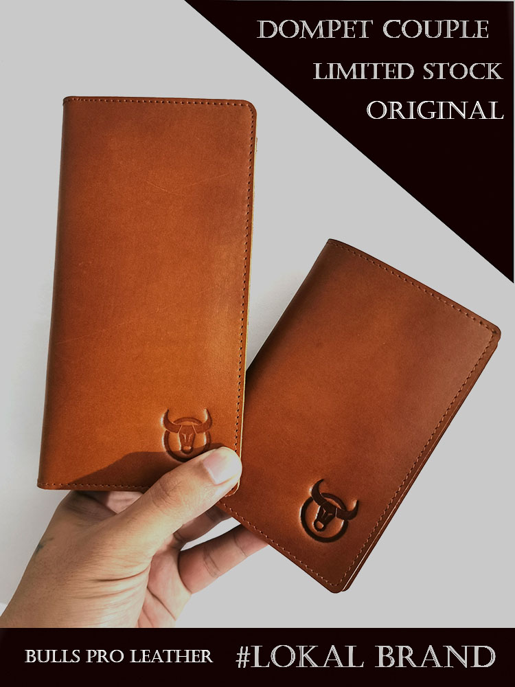 Dompet Couple KUlit Asli Pasangan Kado hadiah Garansi