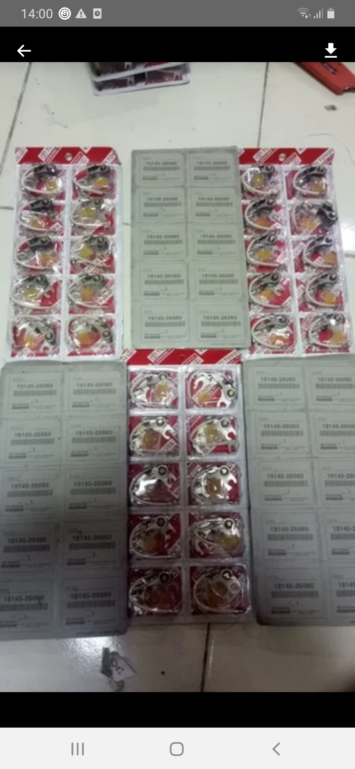 Platina Toyota 5k-7k-Kijang Super-Kijang Kapsul Original 1pcs Harga 12,000 rupiah*Gratis Ongkir