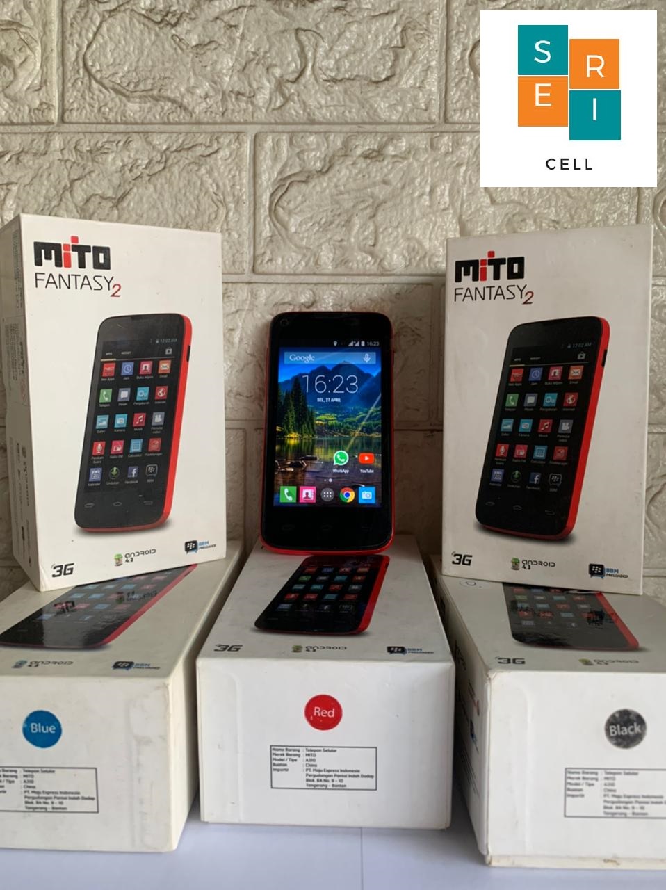 HP MITO Android A310 Promo Murah Cuci Gudang WiFi Whatsapp Youtube Harga 275,000 rupiah*Gratis Ongkir
