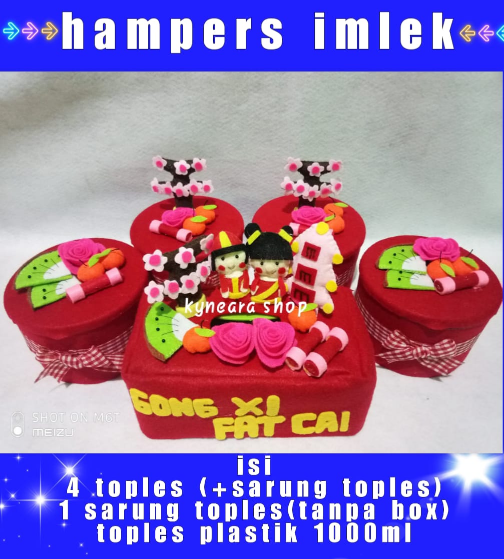 Hampers imlek / bingkisan imlek / toples imlek pagoda