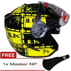 NHK Gladiator Drc (Hitam Kuning) + Gratis Masker NP