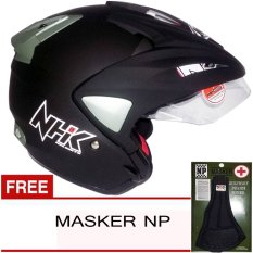 NHK PRedator Solid - Hitam Dof + Gratis Masker NP