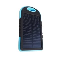 Power Bank Tenaga Surya 5000mAh - Biru