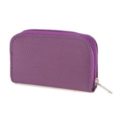 SDHC MMC CF Micro SD Memory Card Storage Pouch Case Holder Carrying Bag Purple