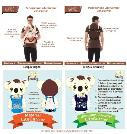 cuddleme lite carrier