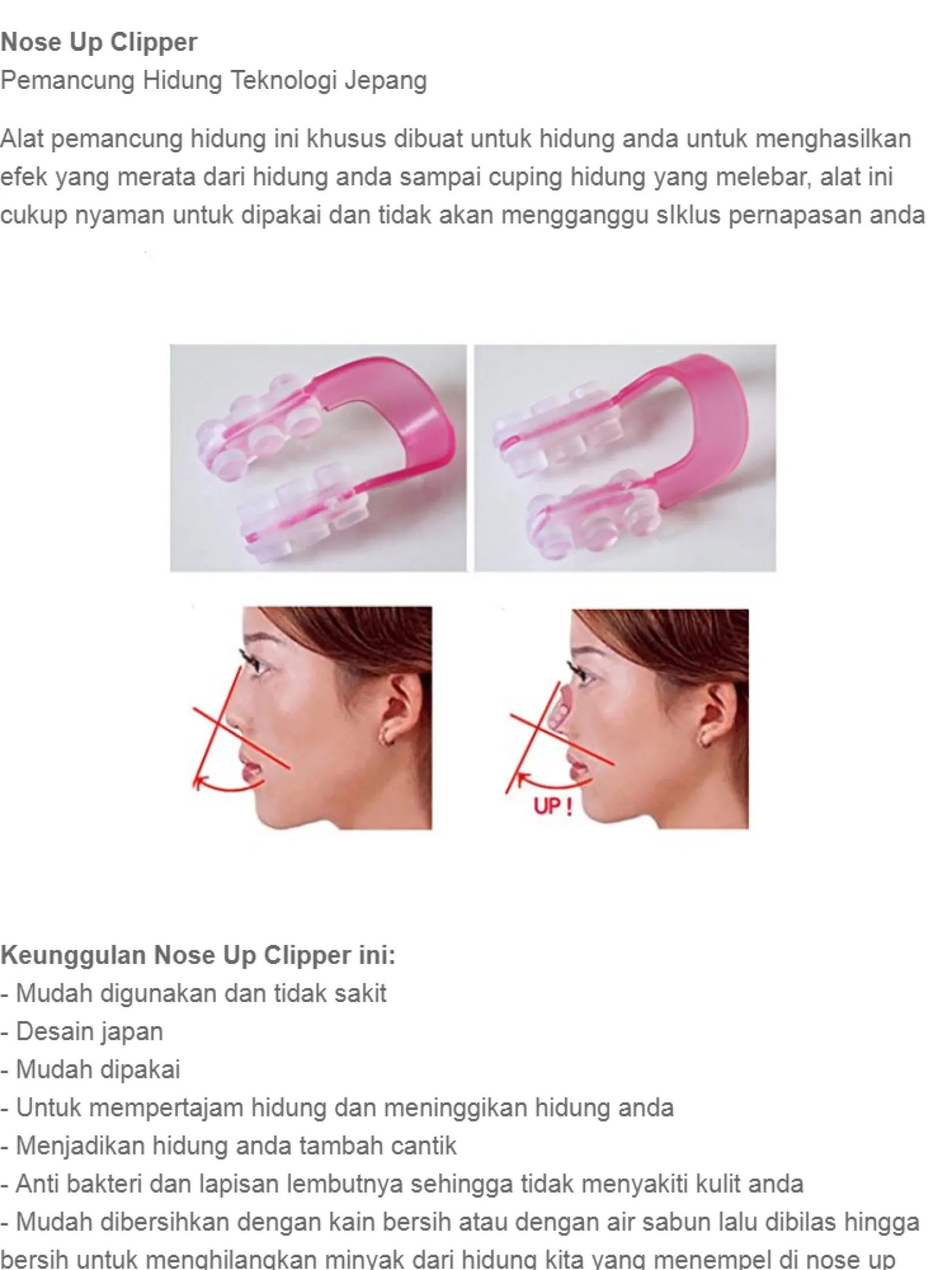 Hybrid Tech Nose Up Clipper Alat Pemancung Hidung Alami High Quality Lazada Indonesia