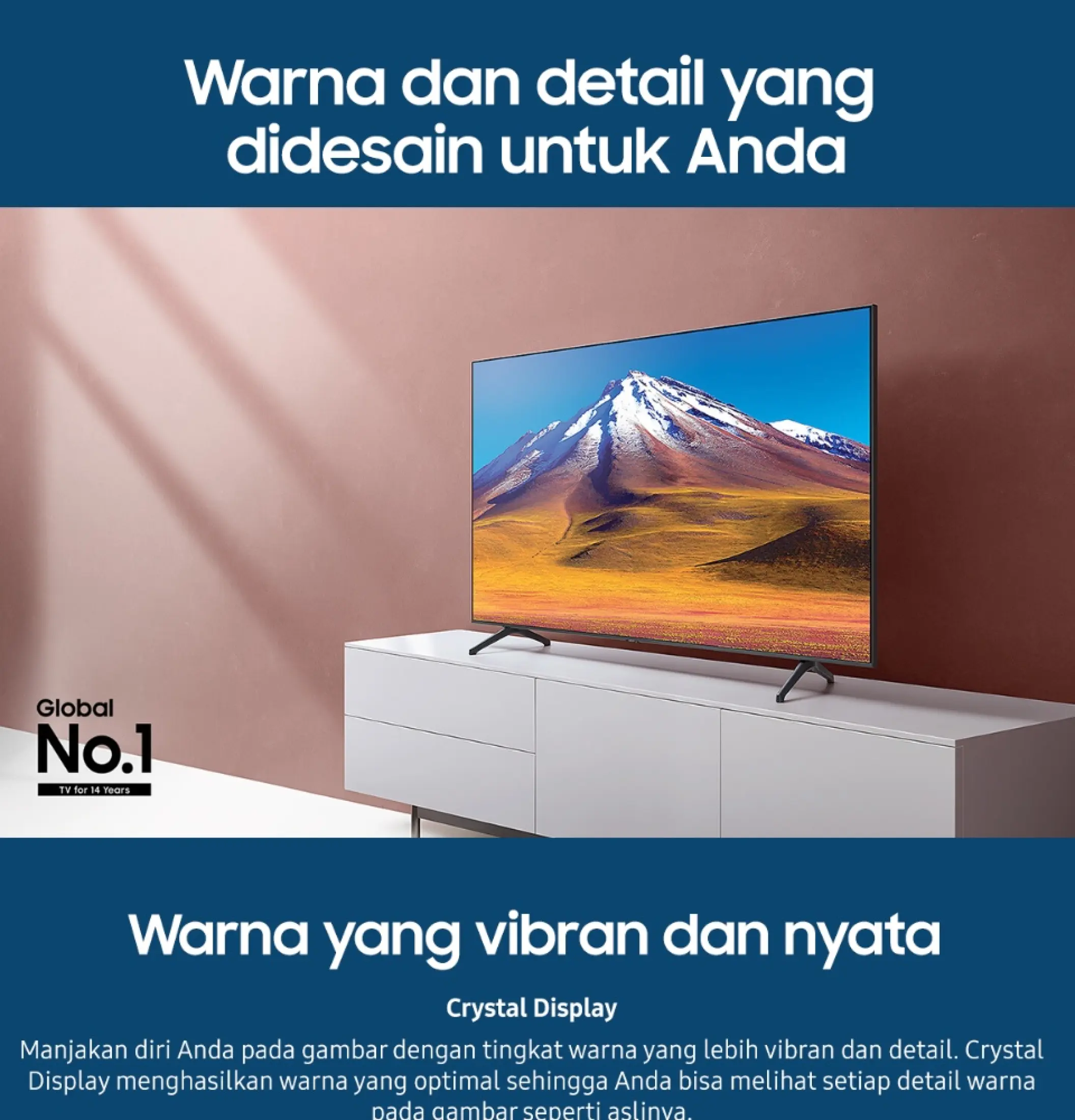Samsung 55 4k Crystal Uhd Smart Tv Tu6900 2020 With Remote Access Lazada Indonesia