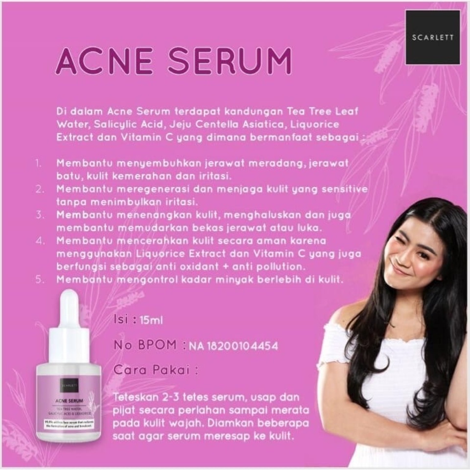 kode scarlett acne serum