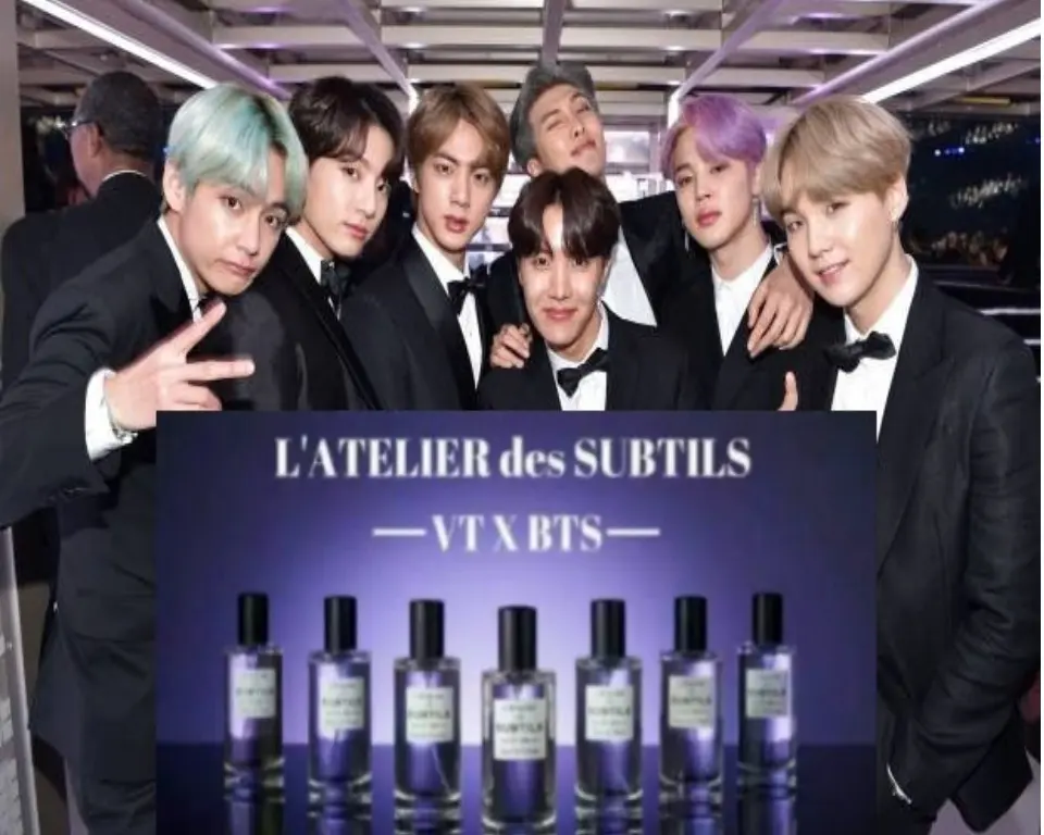 vt x bts parfum