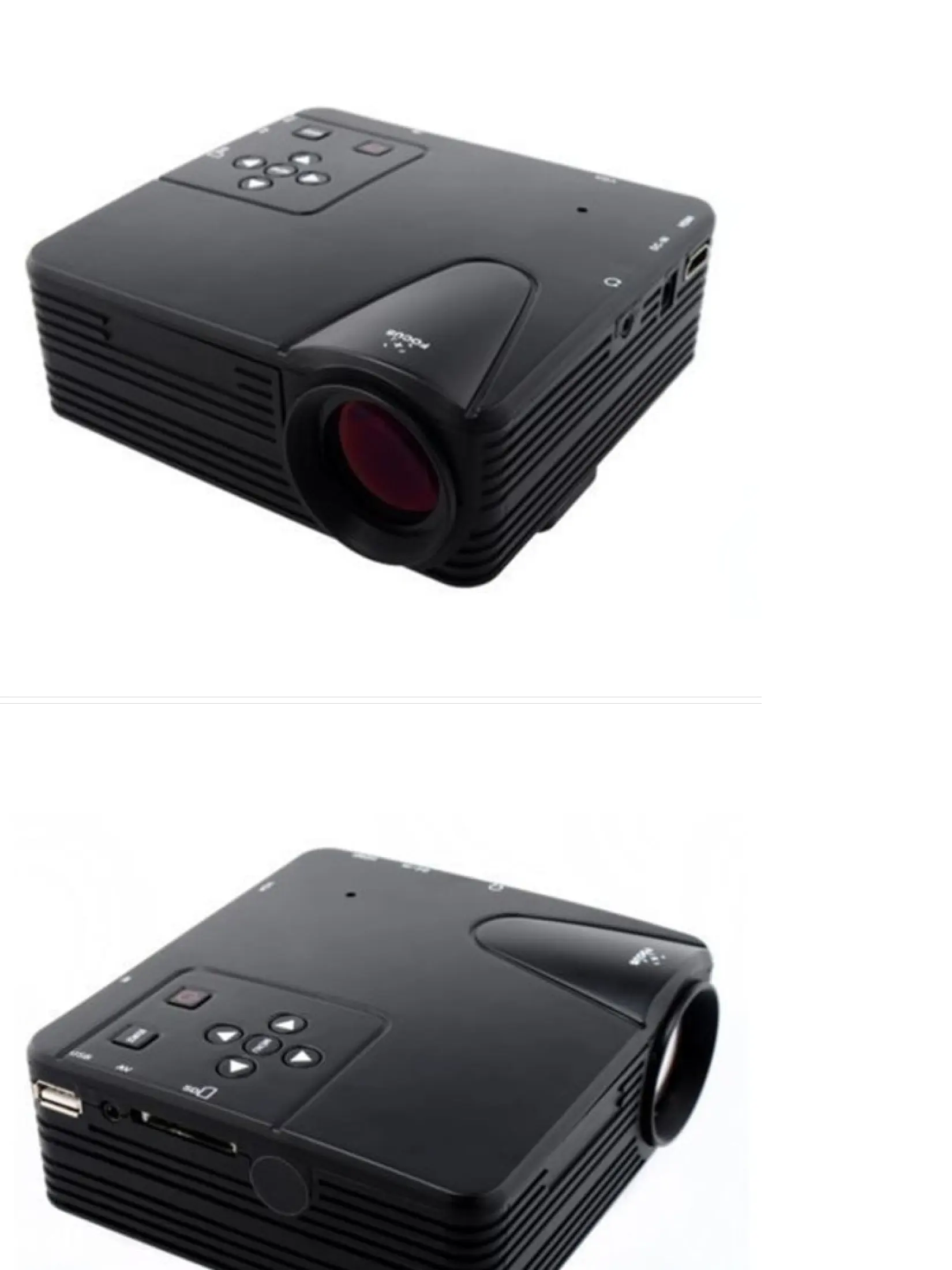 Infokus Projektor H80 640x480 Piksel 800 Lumens Proyektor Full Hd 1080 P Portable Mini Proyektor Lcd Proyektor Home Theater Video Game Led Proyektor Dengan Av Vga Usb Sd Hdmi Untuk Presentasi Home Teater Notebook Ponsel