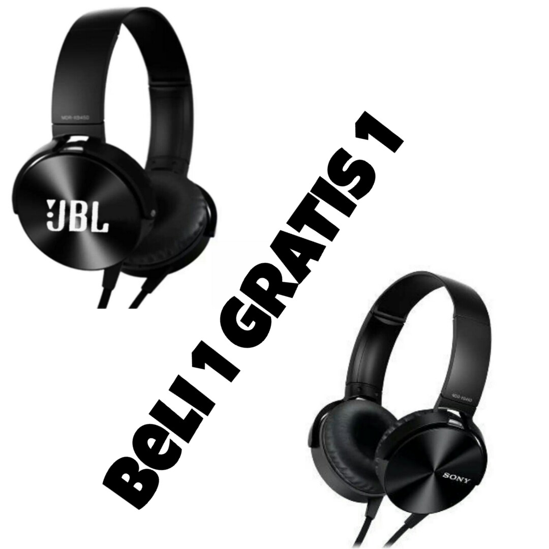 Headphone JBL XB450 Gratis 
