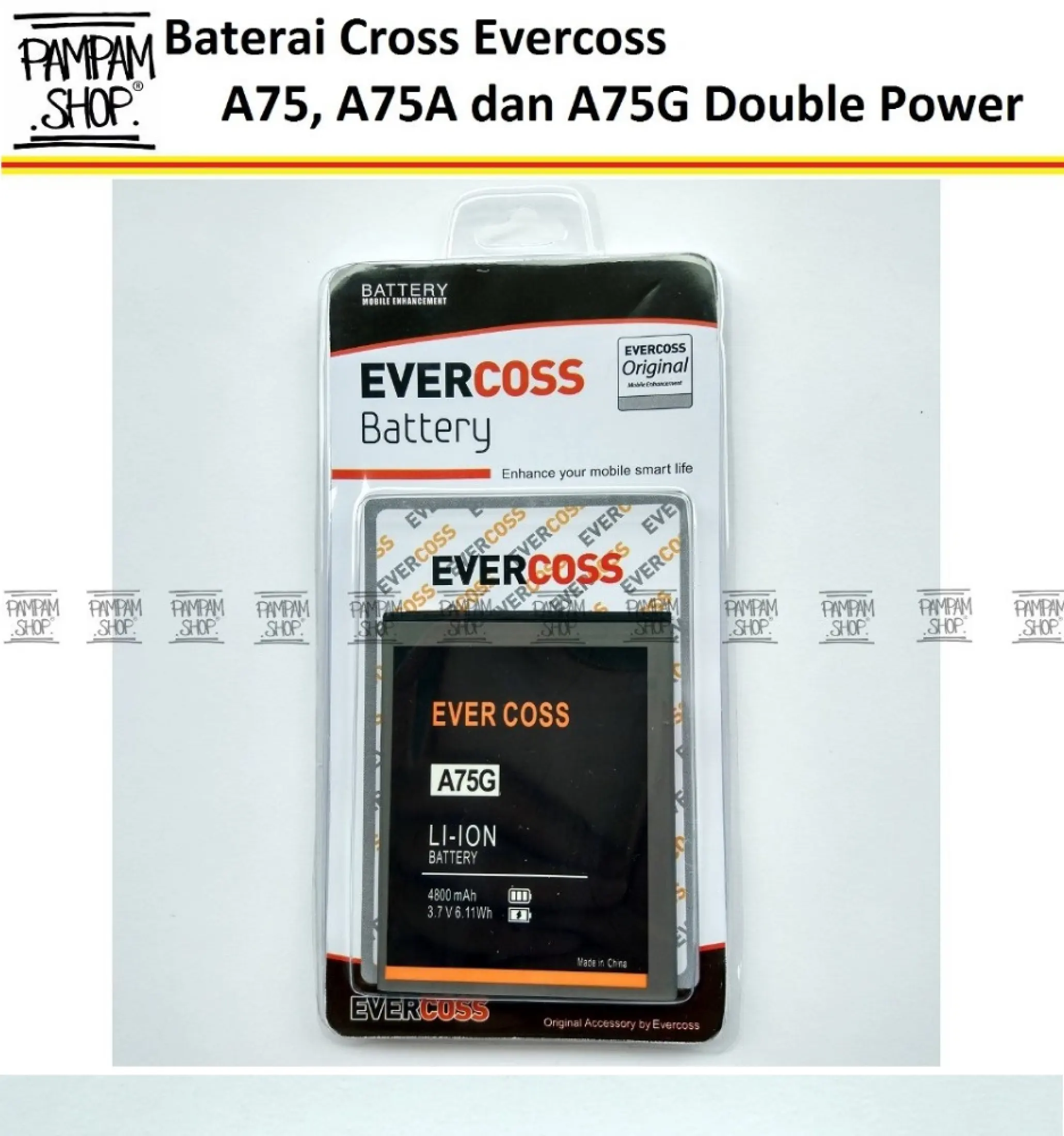 Baterai Handphone Cross Evercoss A75 A75a A75g Winner Y Max Ultra Y2 Double Power Batre Batrai Battery Hp Evercross Lazada Indonesia