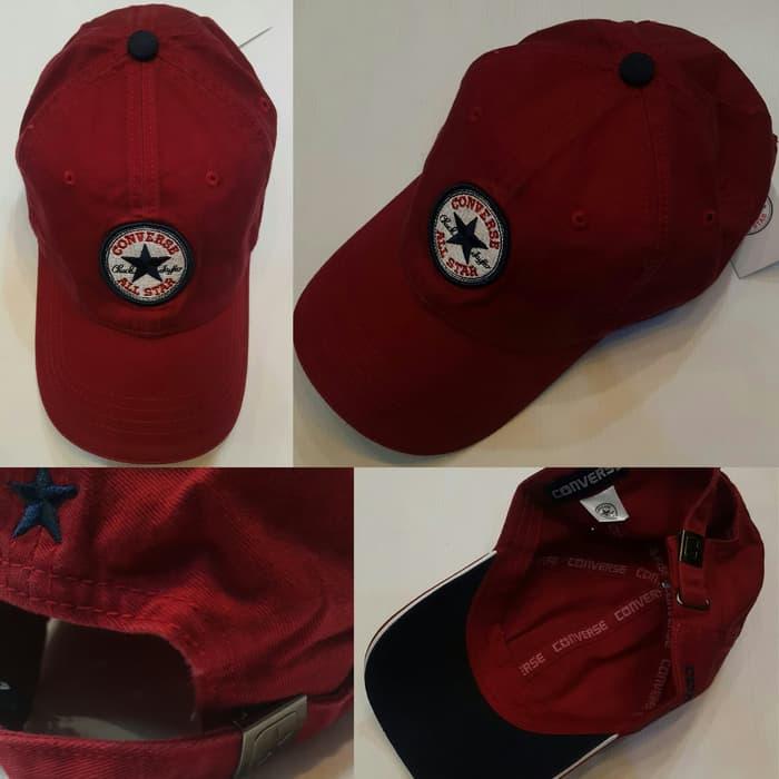 topi converse original maroon