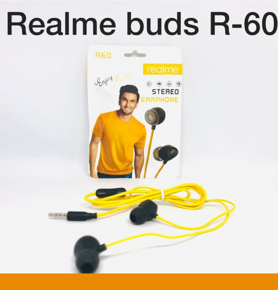Headset Realme Buds R-60 ExtraBass Hansfree HF Handset Realme Buds