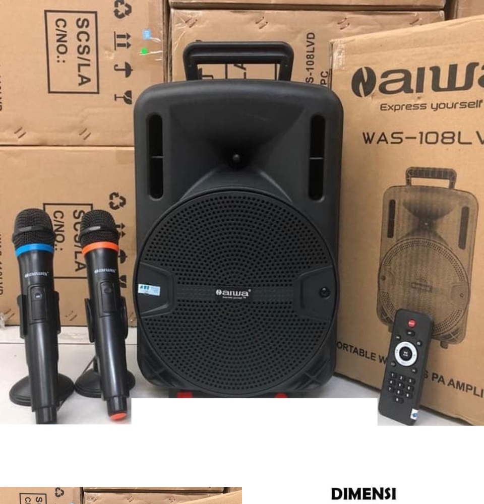 speaker karaoke aiwa