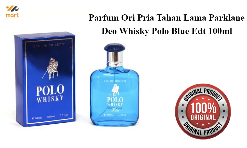 Parfum Pria Original Tahan Lama Parklane Deo Whisky Polo Blue Edt 100ml