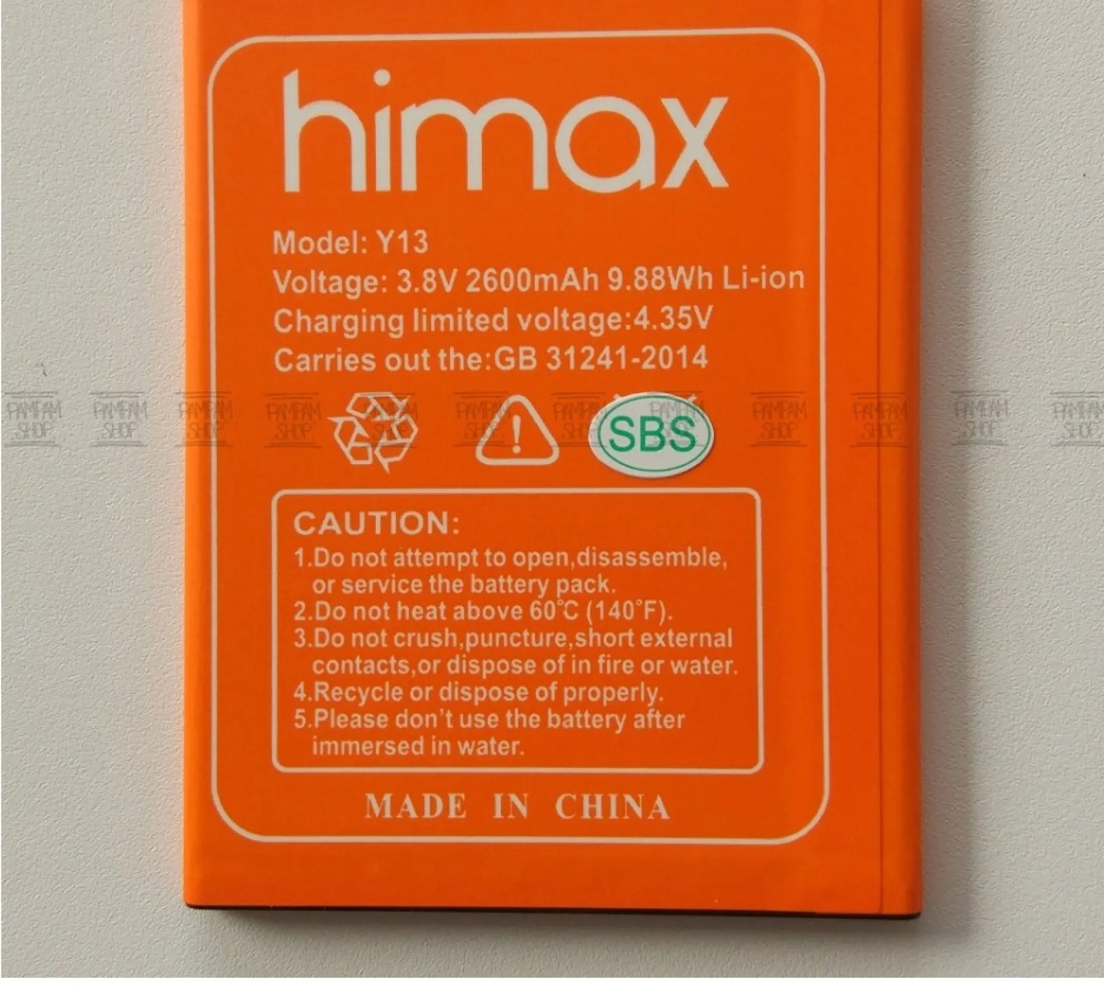 Baterai Handphone Himax M1 Y13 Batre Batrai Battery Hp Lazada Indonesia