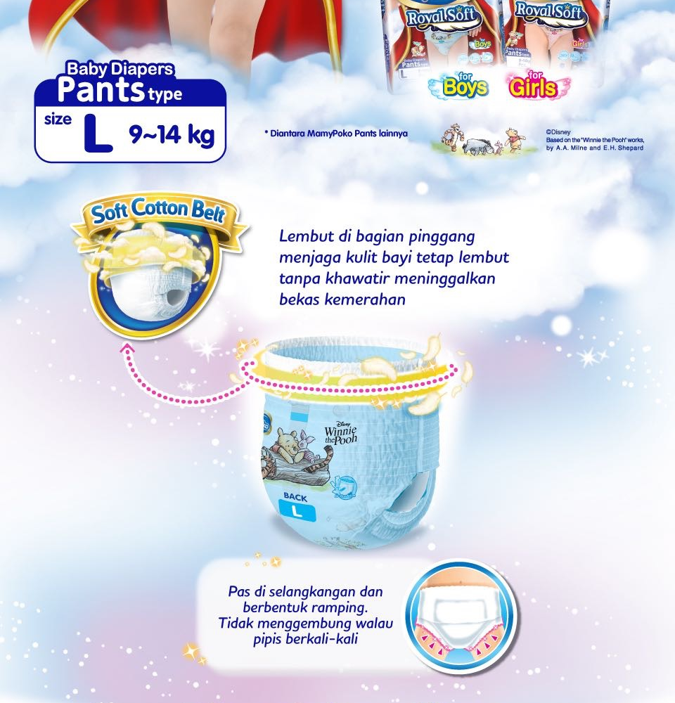 mamypoko pants royal soft l