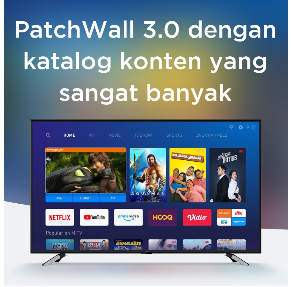 Jual Xiaomi 28085 Mi Smart TV [Dual UI/ Patchwall OS/ Android 9.0