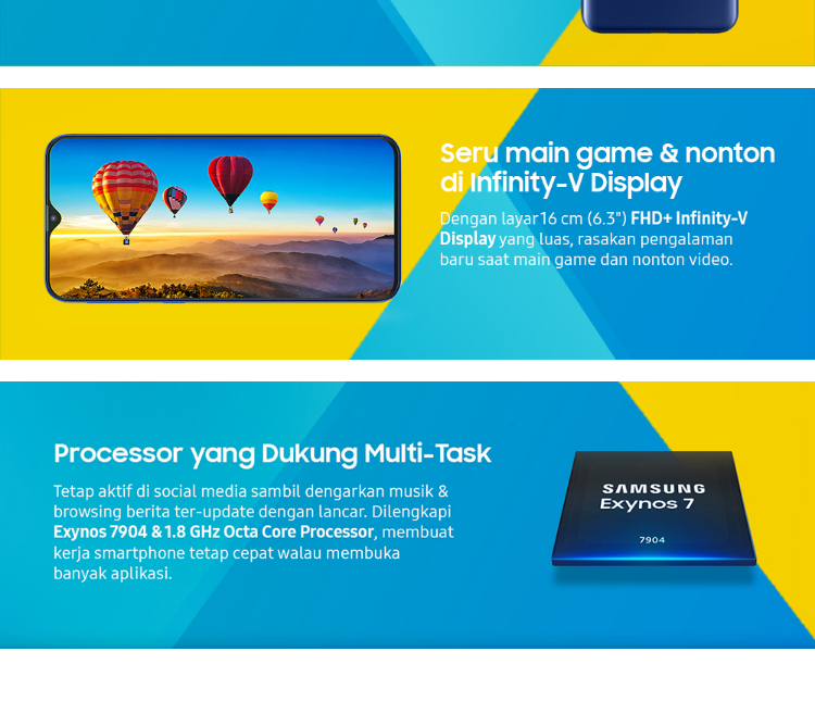 Samsung Galaxy M20: Membeli jualan online Handphone dengan