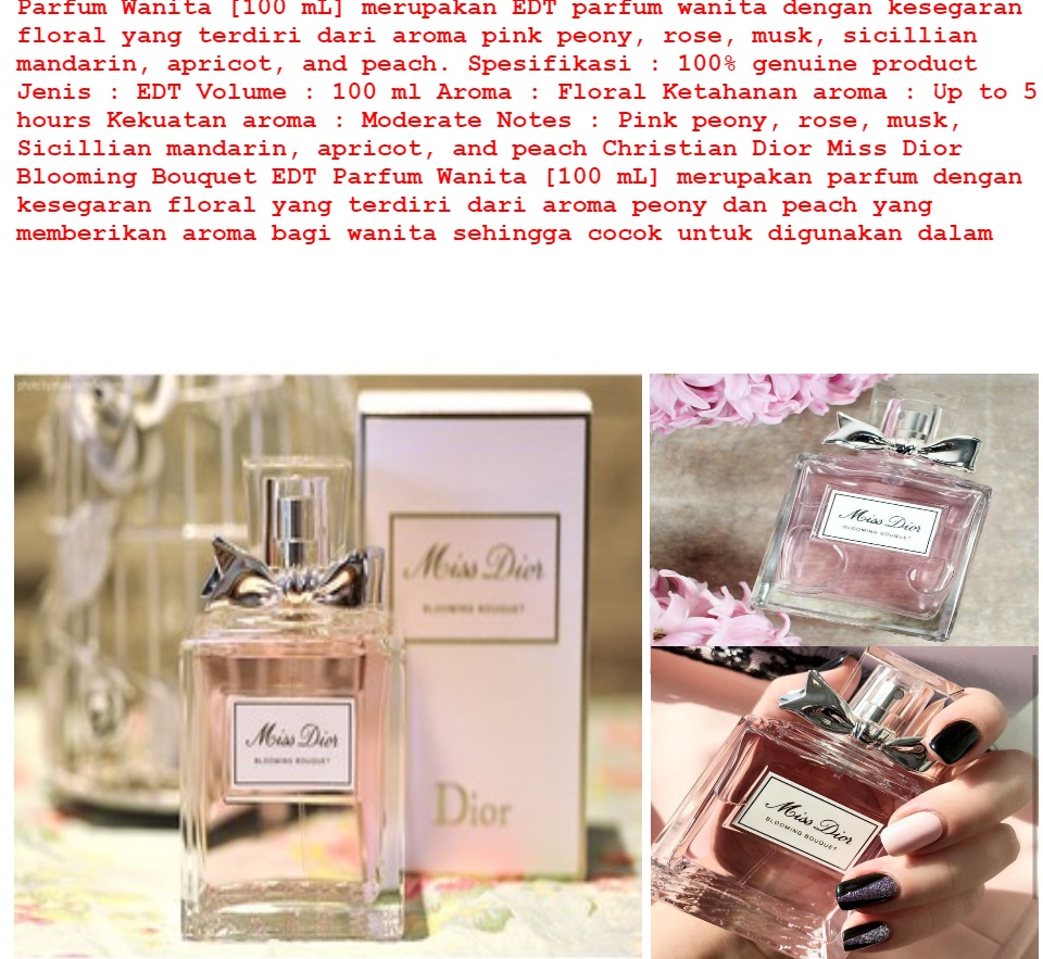 dior blooming parfum