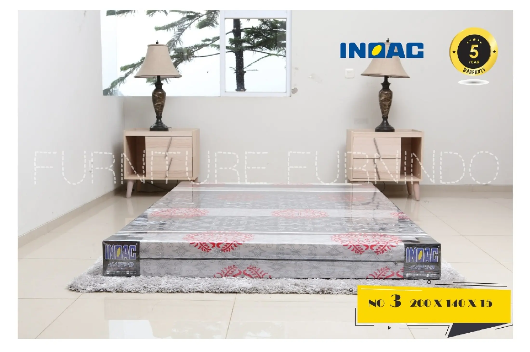 Kasur Busa Inoac 140 Cm X 200 Cm X 15 Cm Lazada Indonesia