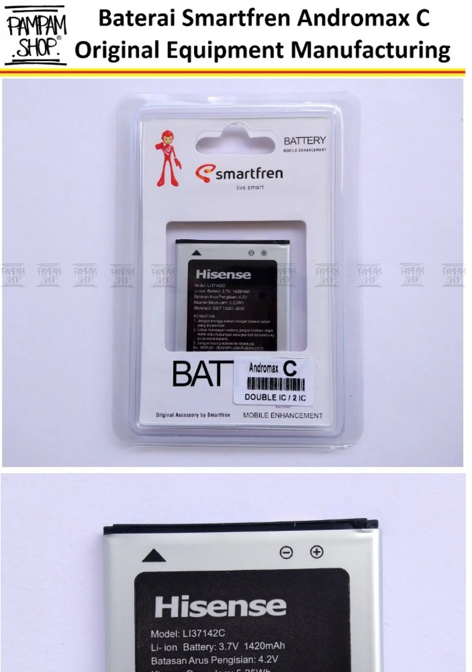 Baterai Handphone Smartfren Andromax C Original Oem 100 Li37142c Battery Batrai Batre Hp Hisense Ori Lazada Indonesia