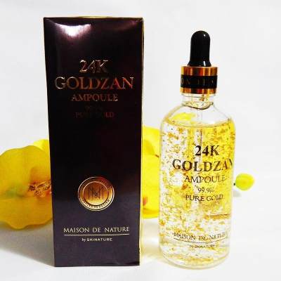 Pemutih Wajaah Alami Serum Kecantikan Serum Whitening Serum Goldzan Serum Korean Pemutih 24k Goldzan Original Serum Wajah New Packing 100 Ml Cod Lazada Indonesia