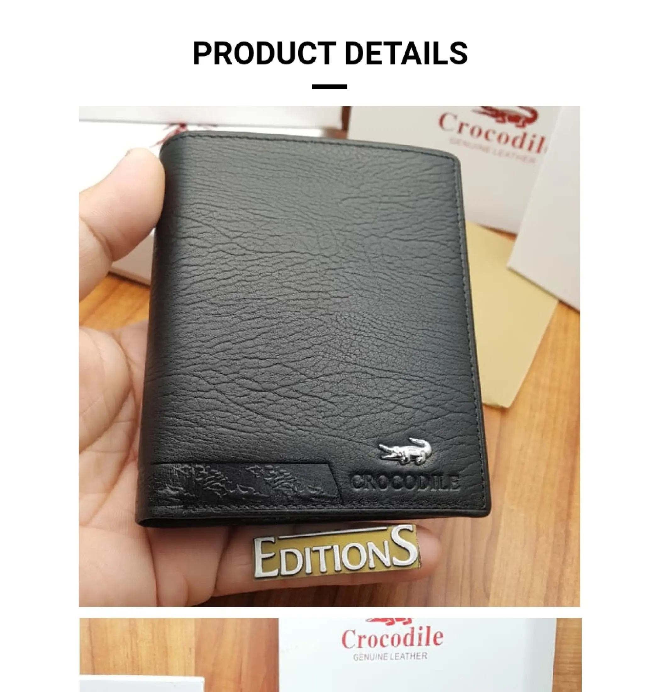 Dompet Kulit Berdiri Import Pria Branded Crocodile C361 05 Black Dompet 3 4 Pria Hitam Keren Dompet Kulit Pria Asli Hitam Murah Dompet Pria Kulit Asli Sapi Terbaik Black Men Wallets Lazada Indonesia