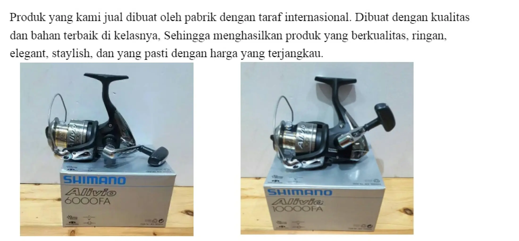 Reel Pancing Shimano Alivio 6000 Fa Lazada Indonesia